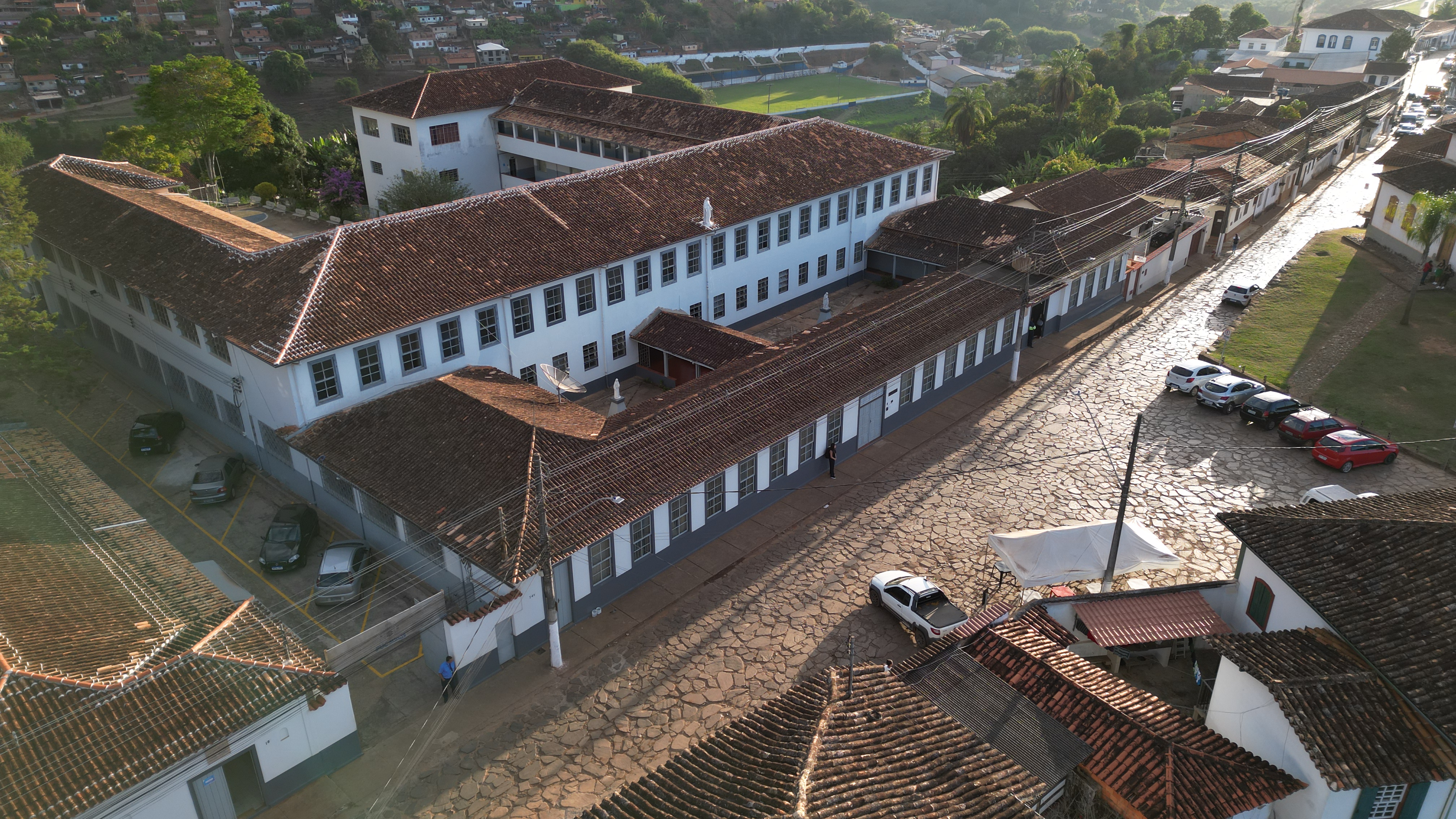 Vista aérea do Campus Serro da PUC Minas