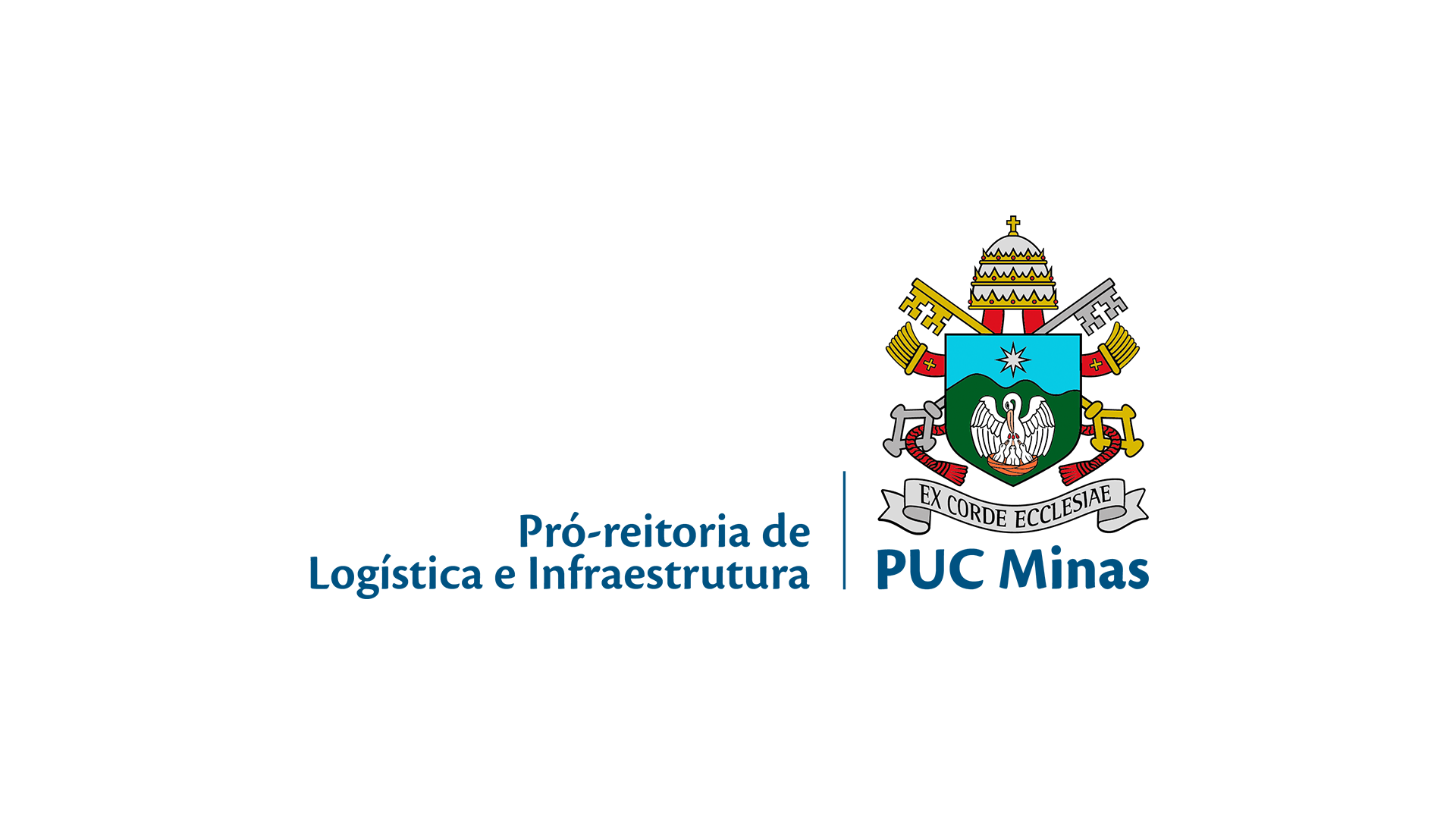 Marca da PROINFRA e Brasão da PUC Minas