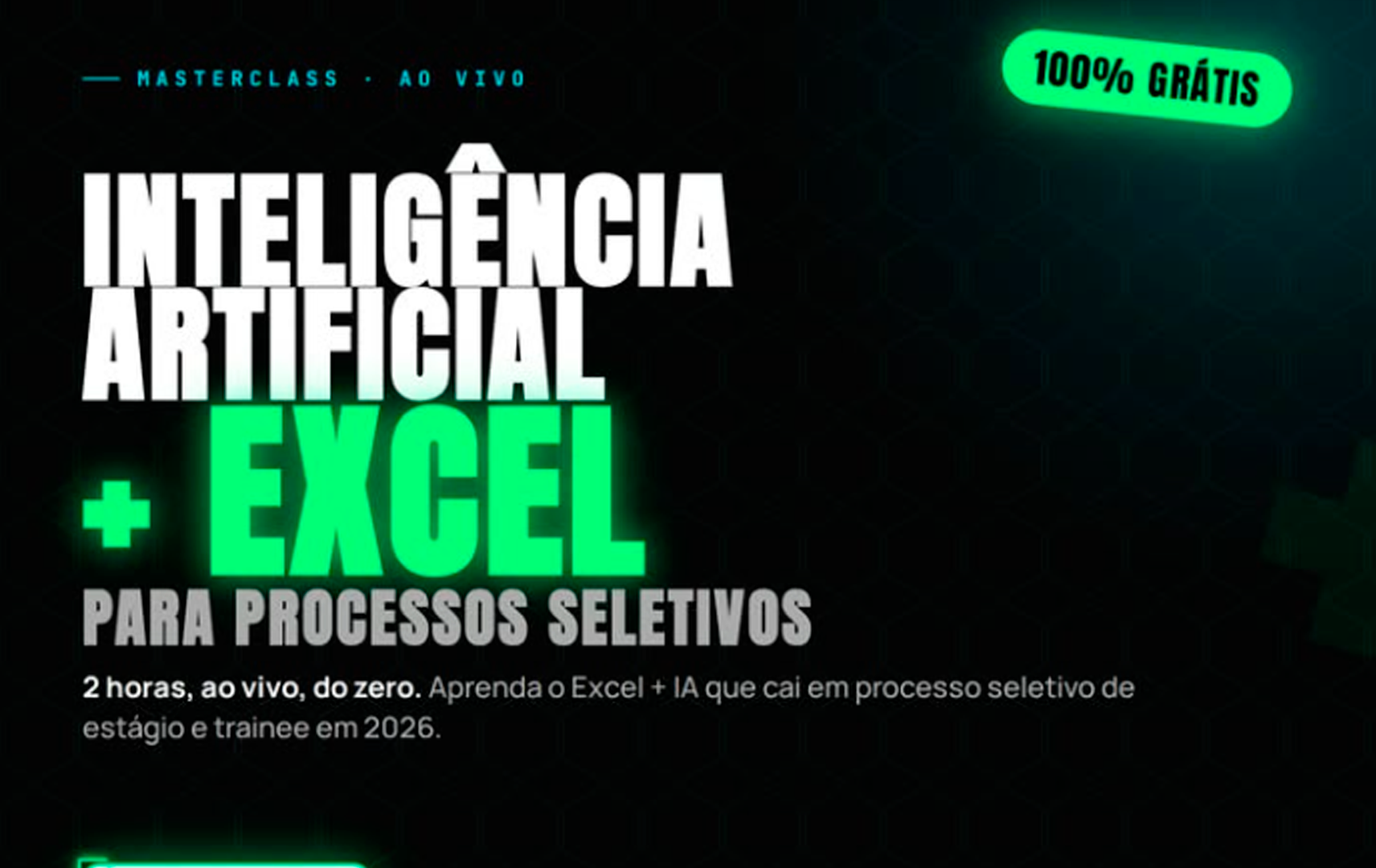 Arte da Masterclass promovida pela PUC Consultoria Jr.
