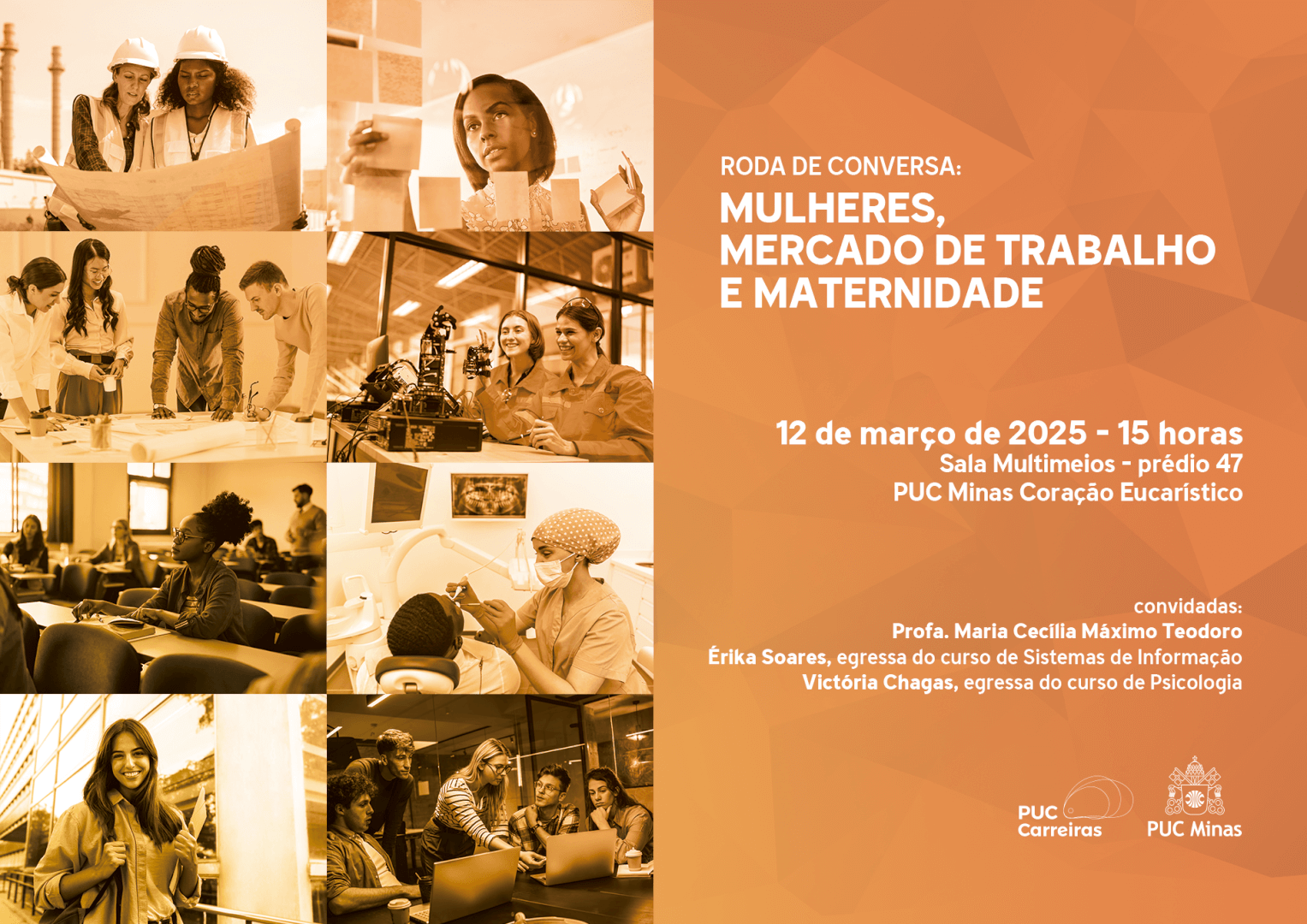 ‘Mulheres, Mercado de Trabalho e Maternidade’ é o tema de Roda de Conversa da PUC Carreiras ‘Mulheres, Mercado de Trabalho e Maternidade’ é o tema de Roda de Conversa da PUC Carreiras