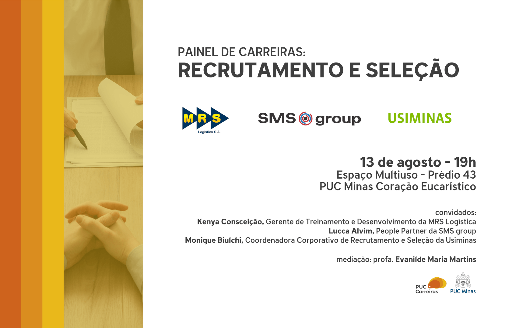 Painel de Carreiras: Participe do aquecimento para a Feira 2024 Painel de Carreiras: Participe do aquecimento para a Feira 2024