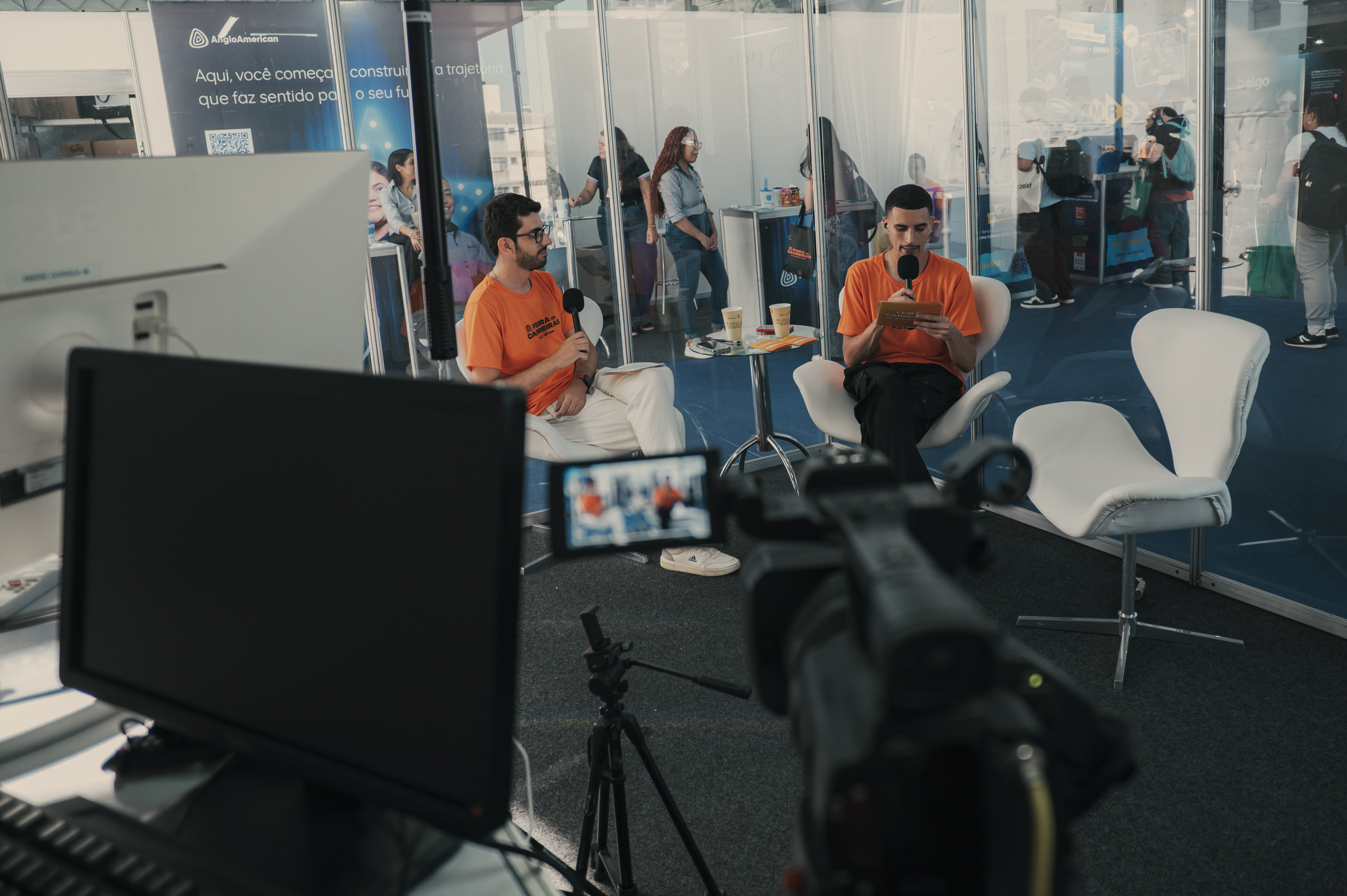 transmissão live feira de carreiras - estudio